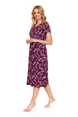 KOSZULA DAMSKA TM.4119 - BURGUNDY, L DOCTOR NAP