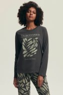 PIŻAMA DAMSKA DANNA 43685 AW25 - GRAFIT, 2XL HENDERSON LADIES