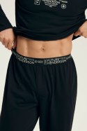 PIŻAMA MĘSKA LOGER 43469 AW25 - CZARNY, XL HENDERSON