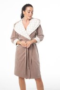 SZLAFROK DAMSKI FR-395 J/25 - CAPUCINO+ECRI, 2XL DOROTA