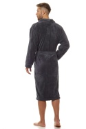 SZLAFROK MĘSKI 2114 MARINE - GRAFIT, XL, 1 L&L