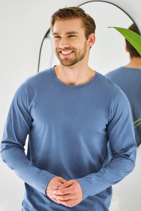 3474 PIŻAMA MĘSKA DŁUGA LORENZO M-2XL - JEANSOWY, 2XL, 2 TARO 3474 PIŻAMA MĘSKA DŁUGA LORENZO M-2XL - JEANSOWY, 2XL, 2 TARO