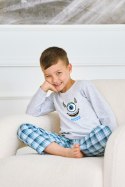 3500 PIŻAMA CHŁOPIĘCA DŁUGA JOEL 122-140 - NIEBIESKI, 128, 1 TARO