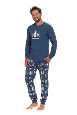 PIŻAMA MĘSKA PMB.4329 J/25 - DEEP_BLUE, XL DOCTOR NAP