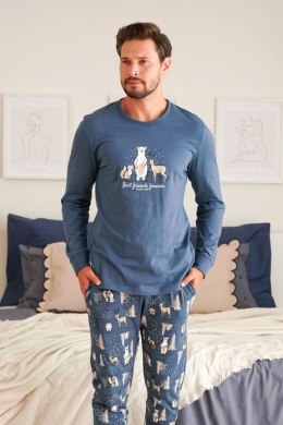 PIŻAMA MĘSKA PMB.4329 J/25 - DEEP_BLUE, M DOCTOR NAP