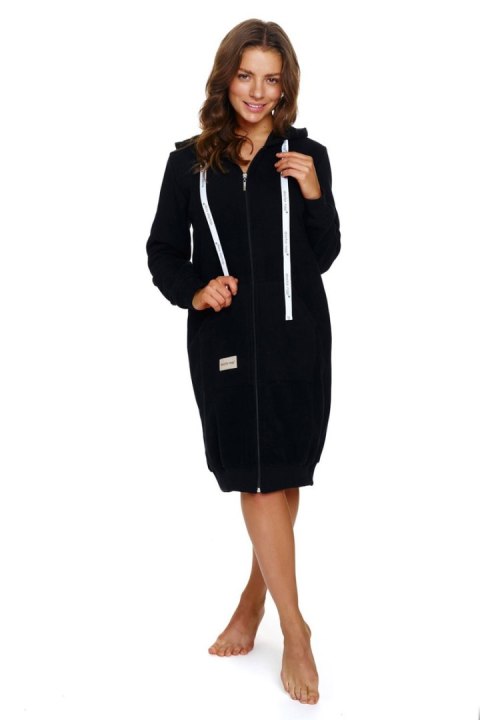 SZLAFROK DAMSKI SMZ.4136 J/25 - BLACK, L DOCTOR NAP SZLAFROK DAMSKI SMZ.4136 J/25 - BLACK, L DOCTOR NAP