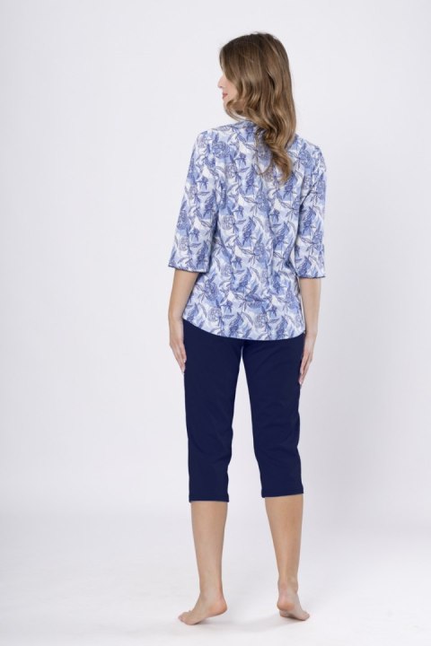 PIŻAMA DAMSKA EWLIN 1661 - JEANS, M M-MAX