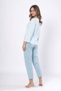 PIŻAMA DAMSKA MICHALINA 1645 - BABY BLUE, 2XL M-MAX