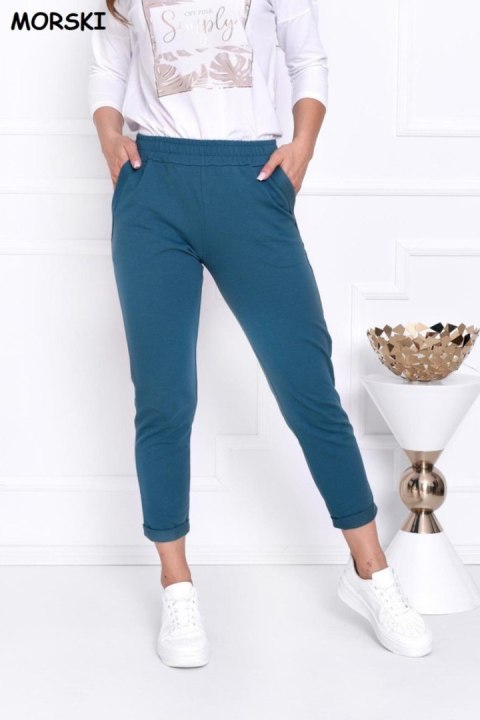 SPODNIE LENA - GRAFIT, XL, ST OFF PINK