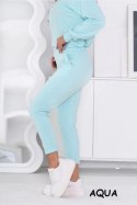SPODNIE LENA - ŚMIETANA, XL, KR OFF PINK