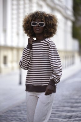 BLUZA RIANA - CZEKOLADA - BUDYŃ, M, BCZ OFF PINK