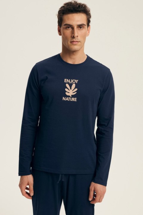 PIŻAMA MĘSKA LEVEL 43467 AW25 - GRANAT, 3XL HENDERSON PIŻAMA MĘSKA LEVEL 43467 AW25 - GRANAT, 3XL HENDERSON