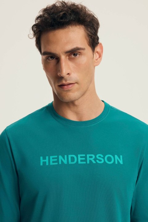 PIŻAMA MĘSKA VISE 43490 AW25 - ZIELONY-GRANAT, 3XL HENDERSON