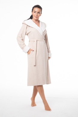 SZLAFROK DAMSKI FR-394 J/25 - BEŹOWY, L DOROTA