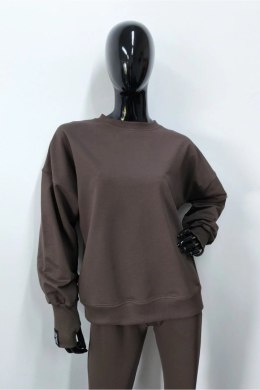 BLUZA MANOLITA - CZEKOLADA, S, CZE OFF PINK