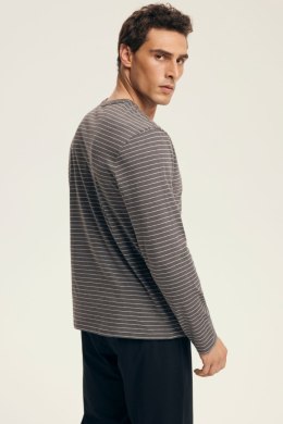 PIŻAMA MĘSKA NEW 43455 AW25 - GRANAT, 2XL, 59X HENDERSON