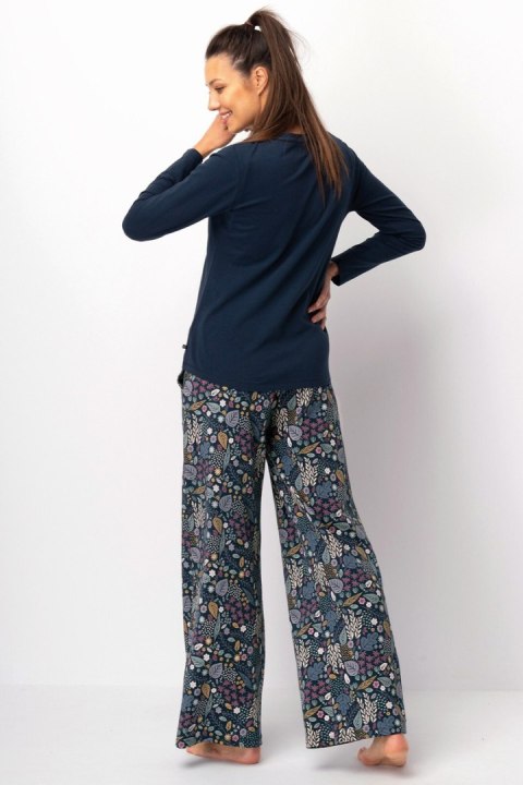 PIŻAMA DAMSKA LNS 571 B25 - GRANATOWY, S KEY PIŻAMA DAMSKA LNS 571 B25 - GRANATOWY, S KEY