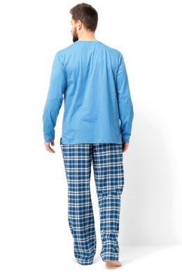 PIŻAMA MĘSKA MNS 626 B25 - NIEBIESKI, XXL KEY