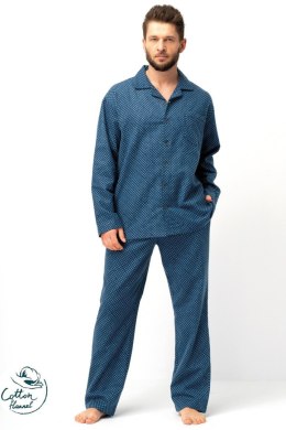 PIŻAMA MĘSKA MNS 815 B25 3XL-4XL - MORSKI, 3XL KEY
