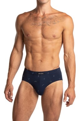 SLIPY MĘSKIE CLASIC M-1073CL 2-PACK - CZARNO-GRANATOWY, L LAMA