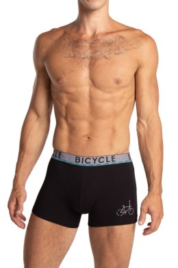 SZORTY MĘSKIE M-1064SZG 2-PACK - CZARNO-ZIELONY, XXL LAMA