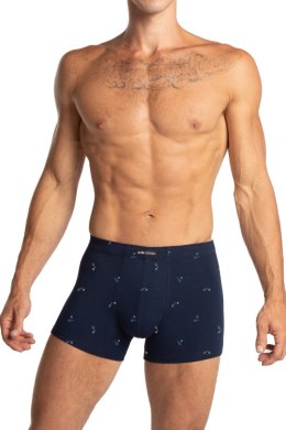 SZORTY MĘSKIE M-1074SZ 2-PACK - CZARNO-GRANATOWY, XXL LAMA