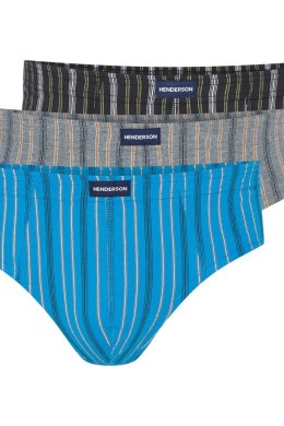 SLIPY CLASSIC 3P 1446 K690 AW 25 - NIEBIESKI-SZARY-CZARNY, M, K690 HENDERSON