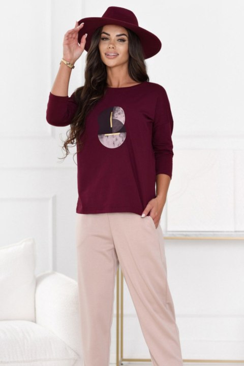 BLUZKA KOLIKA - ŚMIETANA, 36, SM OFF PINK