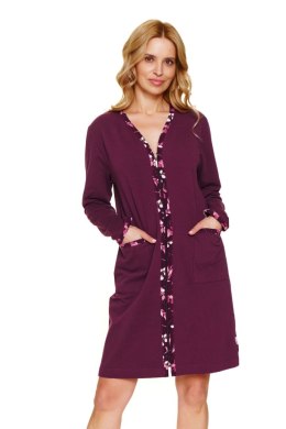 SZLAFROK DAMSKI SMZ.7319 J/25 - BURGUNDY, L DOCTOR NAP