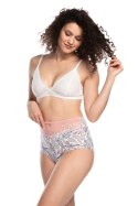 FIGI DAMSKIE MIDI L-1510MX - ECRU- JASNY RÓŻ, XXXXL LAMA