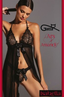 KOMPLET BIELIZNY ISABELLA - BLACK, M GATTA BODYWEAR