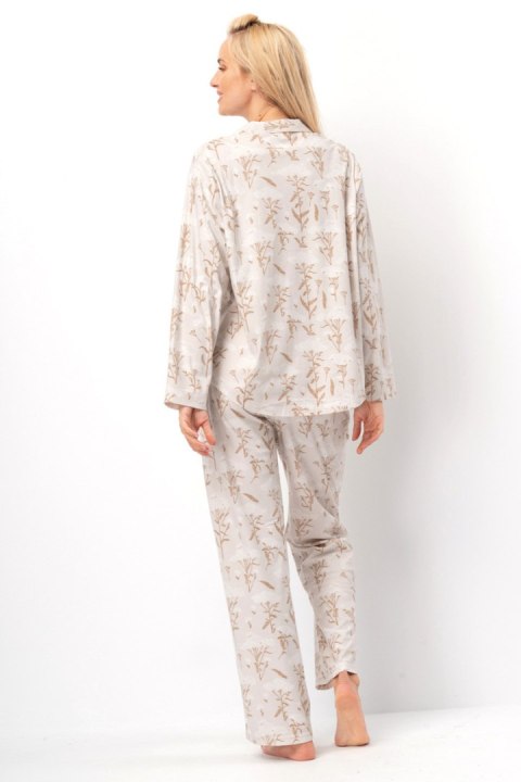 PIŻAMA DAMSKA LNS 567 B25 - BEŻOWY, M KEY PIŻAMA DAMSKA LNS 567 B25 - BEŻOWY, M KEY