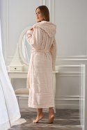 SZLAFROK DAMSKI DŁUGI 2599 - MORELA, XL L&L