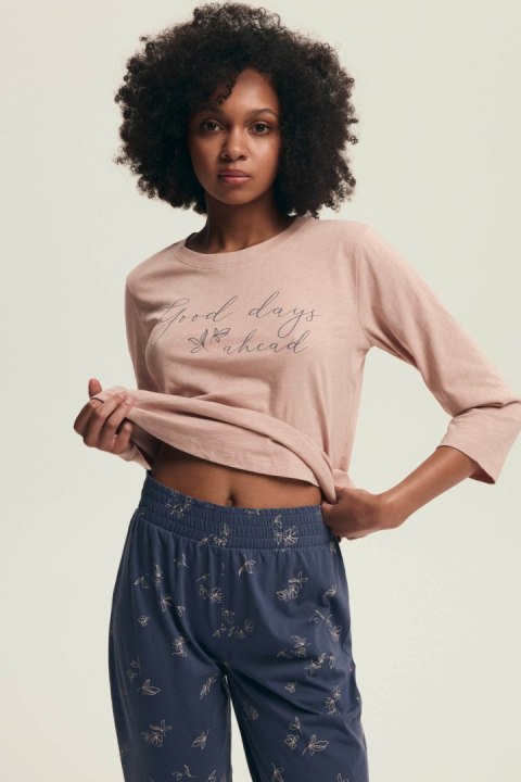 PIŻAMA DAMSKA DELANIE 43699 AW25 - RÓŻOWY-JEANS, L HENDERSON LADIES PIŻAMA DAMSKA DELANIE 43699 AW25 - RÓŻOWY-JEANS, L HENDERSON LADIES