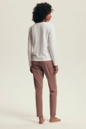 PIŻAMA DAMSKA DELANIE 43701 AW25 - ECRU-RÓŻOWY, L HENDERSON LADIES