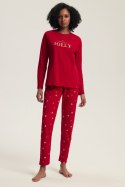 PIŻAMA DAMSKA DOTIE 43718 AW25 - CZERWONY, XL HENDERSON LADIES
