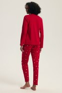 PIŻAMA DAMSKA DOTIE 43718 AW25 - CZERWONY, L HENDERSON LADIES
