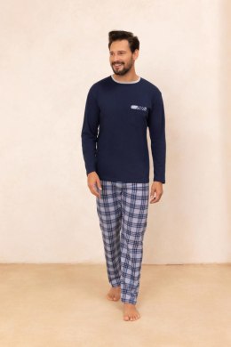 PIŻAMA MĘSKA 488 BIG J/25 - BEŻOWY, 2XL, 2 REGINA