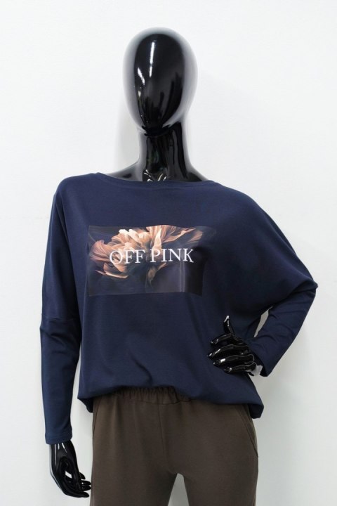 BLUZKA ORTA - ŚMIETANA, ONE SIZE, SM OFF PINK