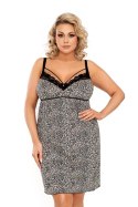 KOSZULKA NOCNA OMARI II PLUS - PANTERKA, 5XL DONNA