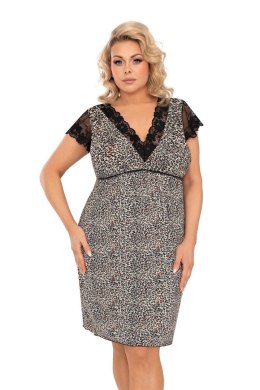 KOSZULKA NOCNA OMARI PLUS - PANTERKA, 5XL DONNA