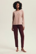 PIŻAMA DAMSKA DORLA 43733 AW25 - BEŻOWY, M, 40X HENDERSON LADIES