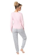 PIŻAMA DAMSKA BUNNY LONG - PINK, L DONNA