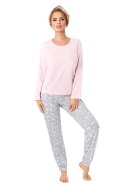 PIŻAMA DAMSKA BUNNY LONG - PINK, M DONNA