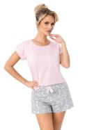 PIŻAMA DAMSKA BUNNY SHORT - PINK, M DONNA