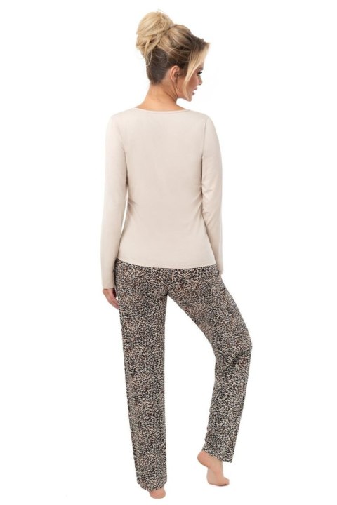 PIŻAMA DAMSKA OMARI LONG - BEIGE, L DONNA PIŻAMA DAMSKA OMARI LONG - BEIGE, L DONNA