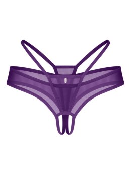 Vibres stringi otwarte - FIOLETOWY, 2XL/3XL OBSESSIVE
