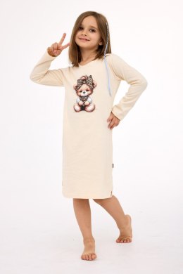 KOSZULA GIRL KIDS 549/197 PANTHER 2 - BEŻ, 116 CORNETTE