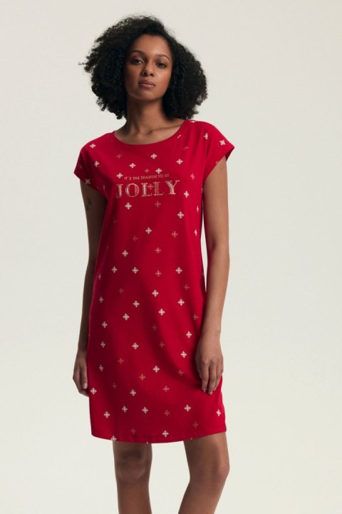 KOSZULA NOCNA DOTIE 43720 AW25 - CZERWONY, 2XL HENDERSON LADIES KOSZULA NOCNA DOTIE 43720 AW25 - CZERWONY, 2XL HENDERSON LADIES