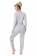 PIŻAMA DAMSKA BUNNY LONG - PINK, L DONNA